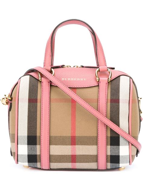 small pink burberry purse